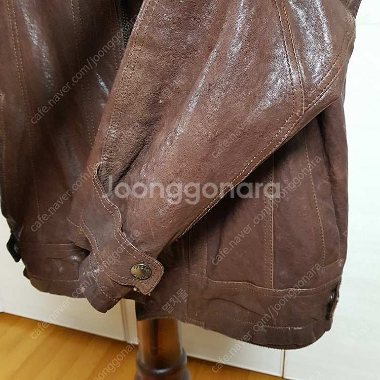 게스 라이더 통 양가죽 램 가죽 자켓 105 XL 간지...--8