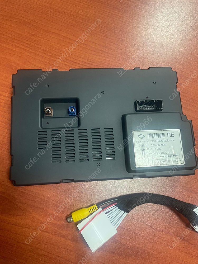 르노삼성 sm7용 순정네비 모니터--4