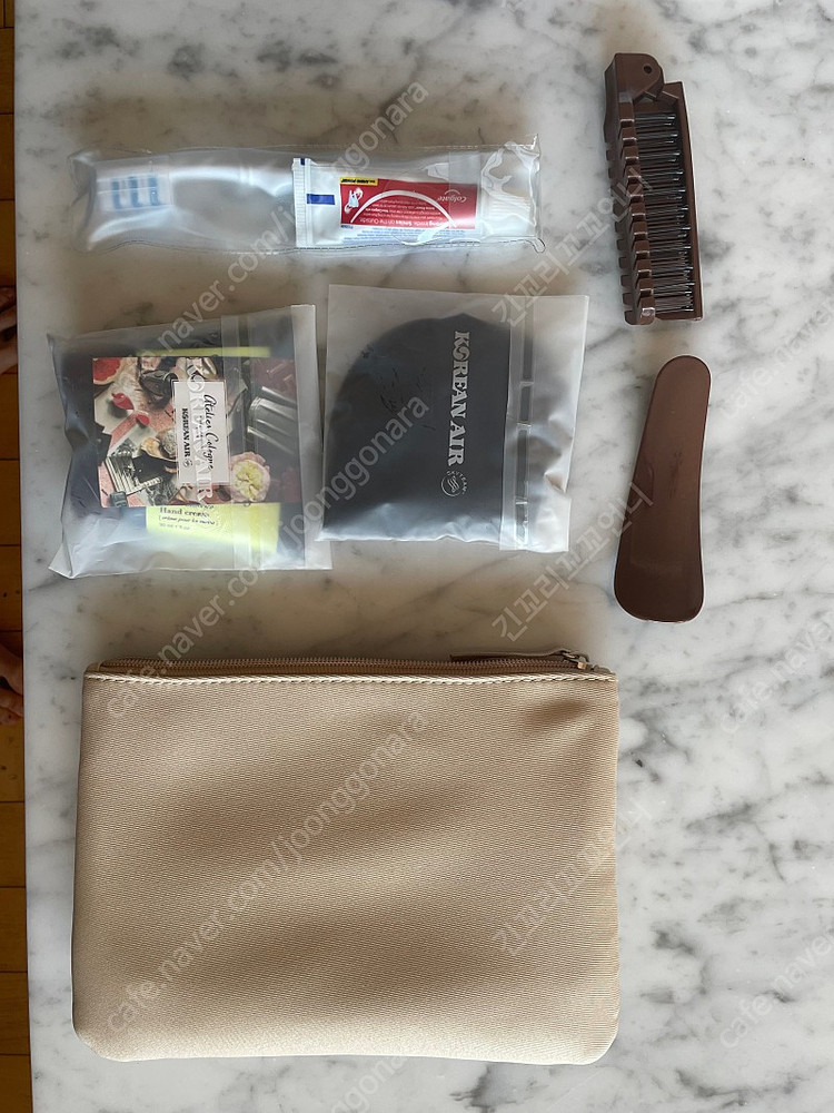 대한항공 아시아나 어매니티 파우치 이미지