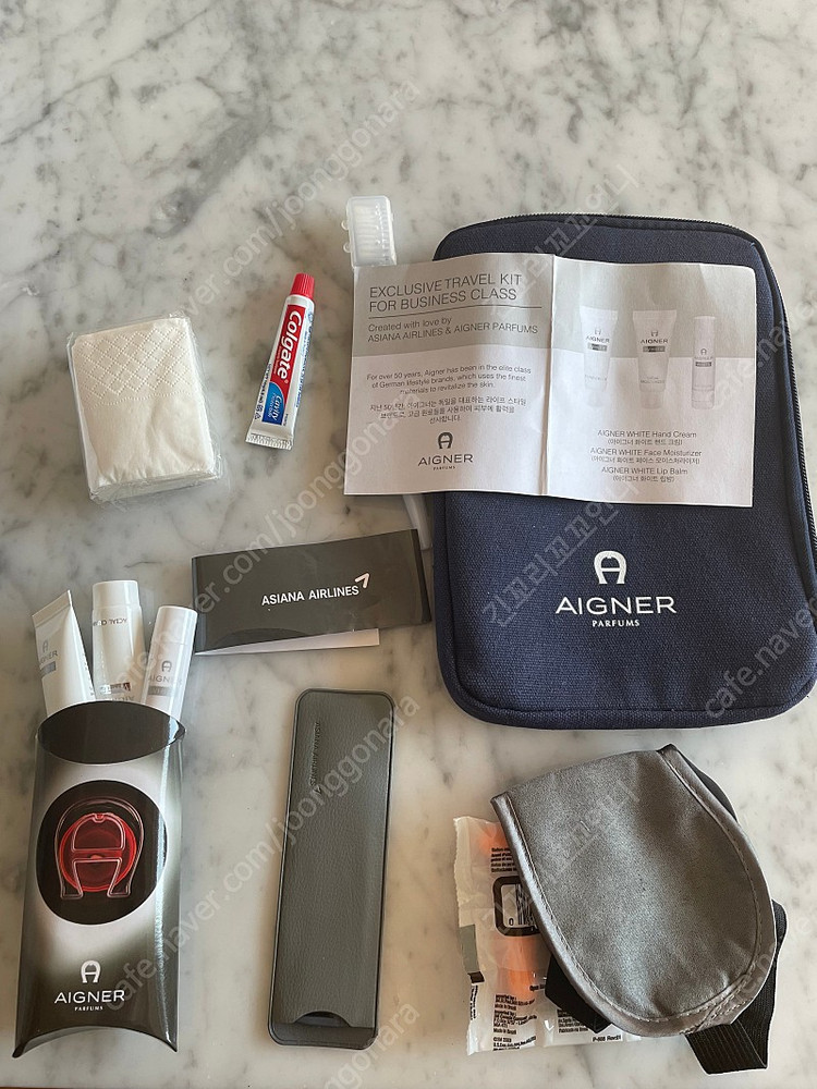 대한항공 아시아나 어매니티 파우치 이미지