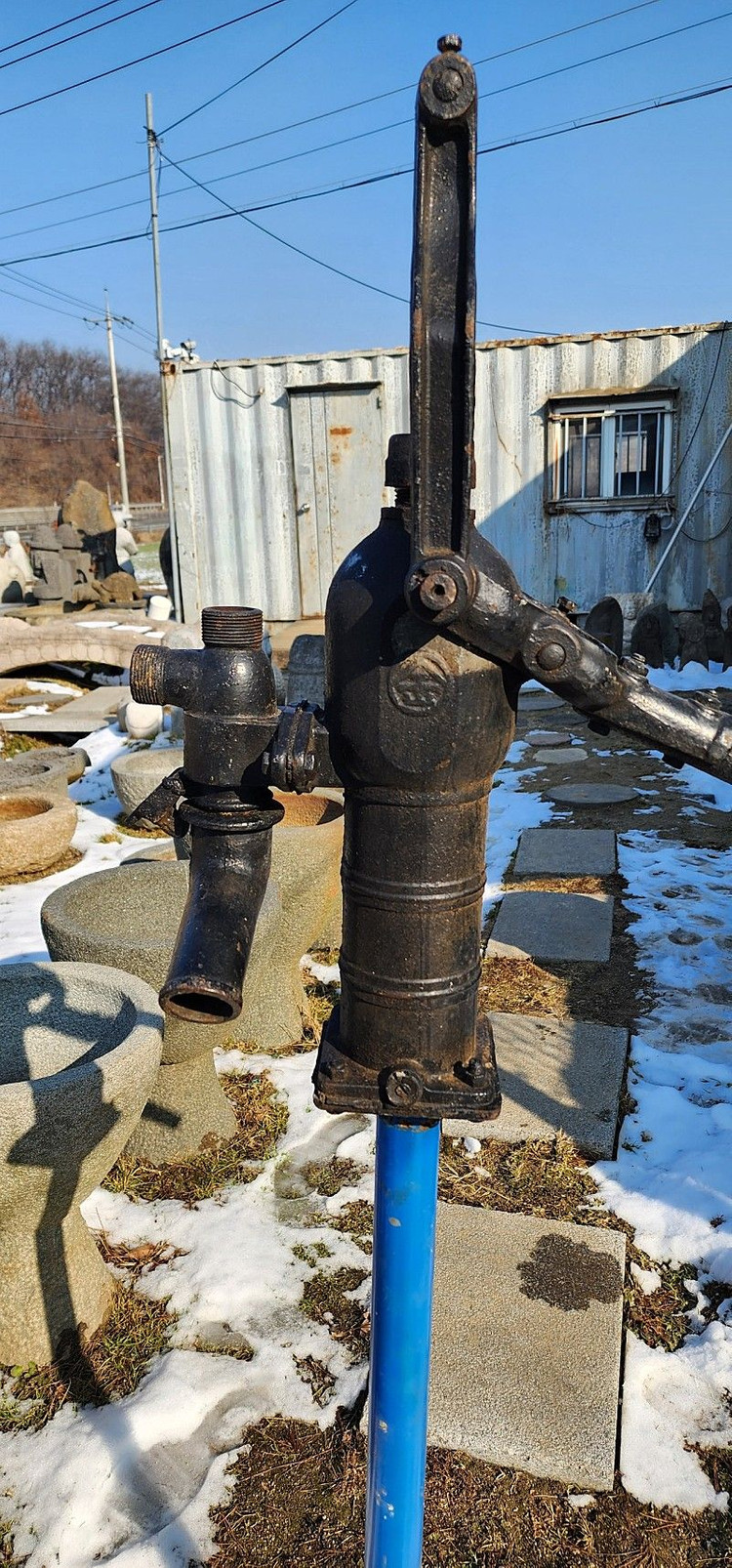 옛날 국산 작두펌프 이미지