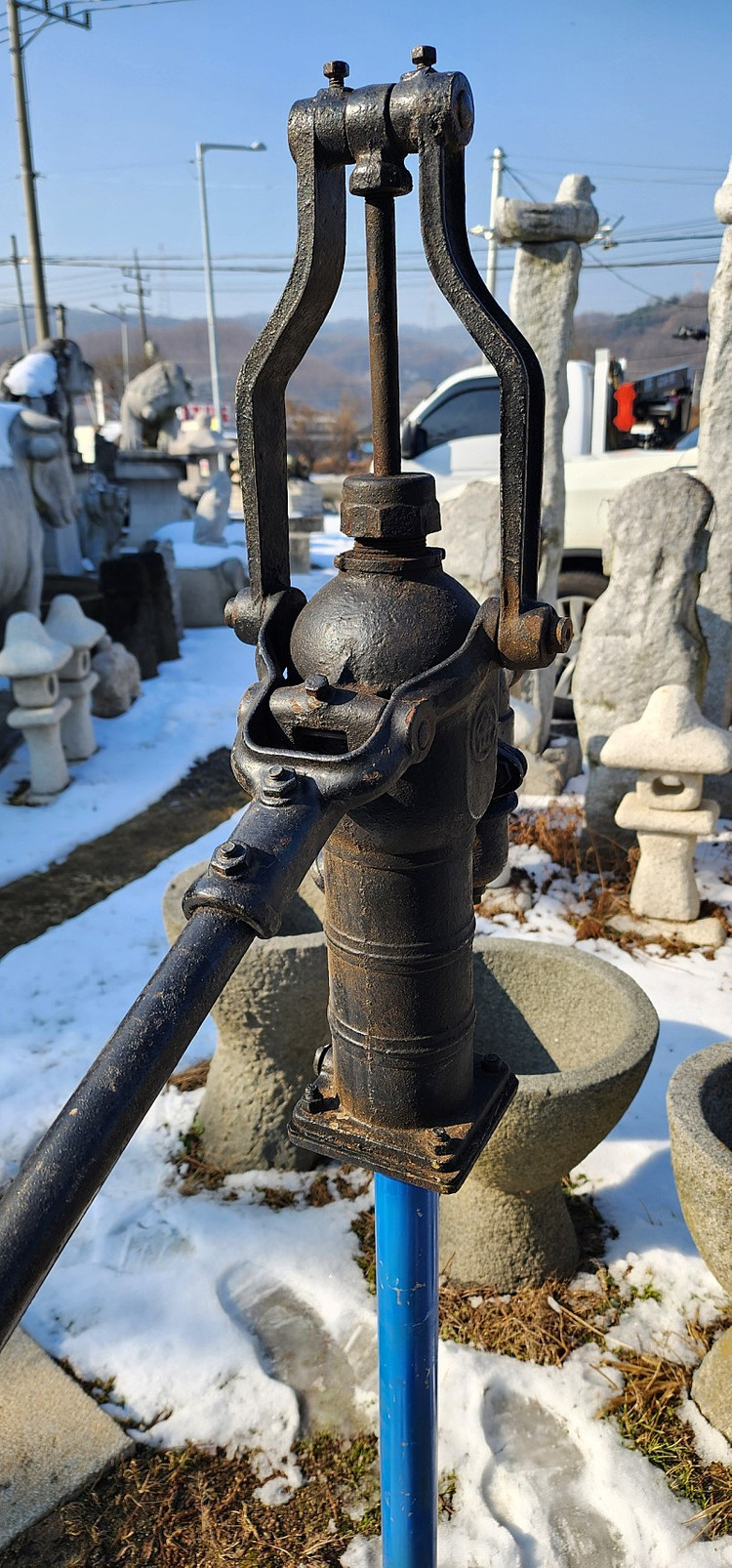 옛날 국산 작두펌프 이미지