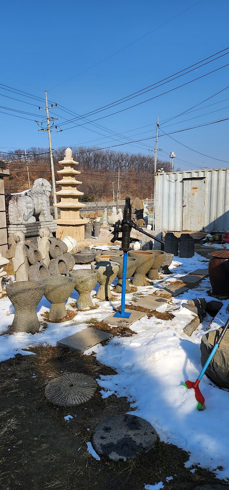 옛날 국산 작두펌프 이미지