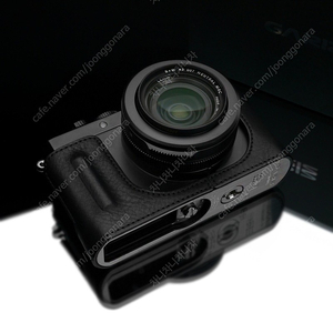 라이카 디럭스 109 [Leica D-Lux 109] 전용 게리즈 천연 가죽 하프 케이스 [Gariz Half Case] + 게리즈 천연 가죽 핸즈 스트랩 판매.