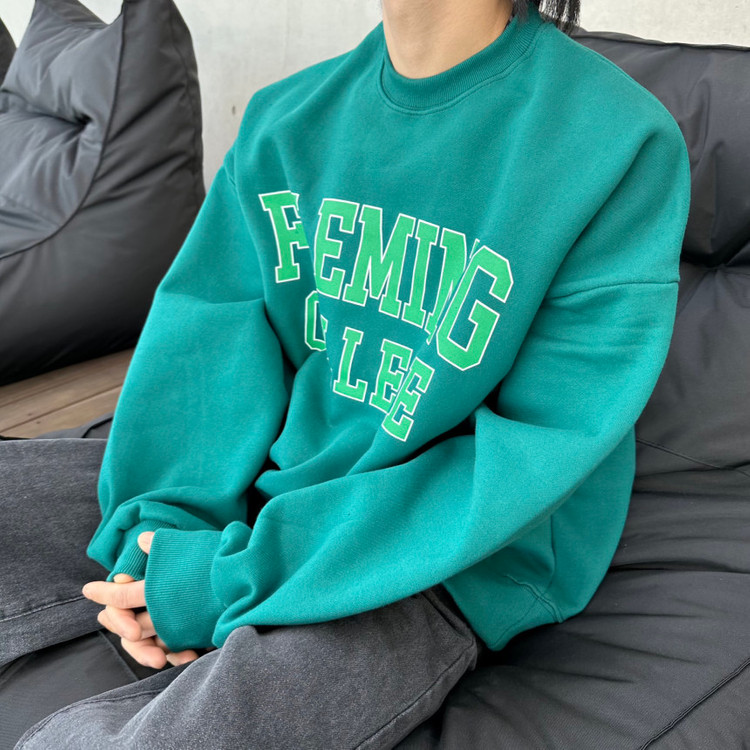 남자 캐주얼 프린팅 기모 맨투맨 (새상품) (쇼핑몰 재고정리) 이미지