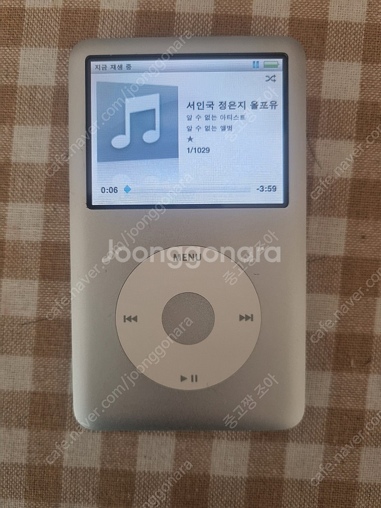 아이팟클래식 A1238 160기가 18만원--0