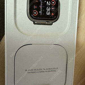 애플워치Ultra 2 49mm GPS+Cellular 티타늄 오렌지/베이지 트레일루프 - S/M