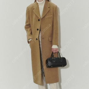 던스트 부클 울 코트 카멜 UNISEX 2-WAY 3 BUTTON BOUCLE WOOL COAT CAMEL