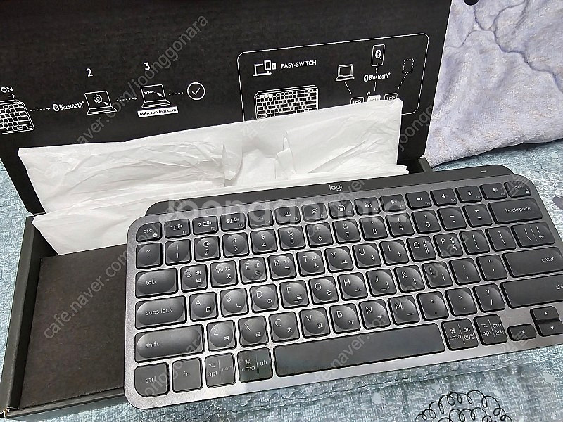 로지텍 mx keys mini 블루투스 블랙색상 키보드...--2