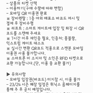 휘닉스파크 리프트권 스마트패스(6시간) 리프트only 2장팝니다