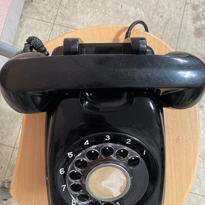 옛날전화 전화기 수동 다이얼 전화