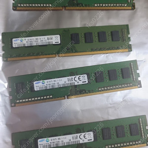 DDR3 삼성단면 4G 4개 팝니다.