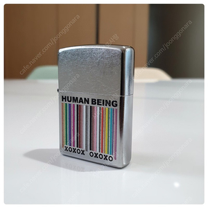 정품 미개봉 새 지포라이터 49578 HUMAN BEING DESIGN