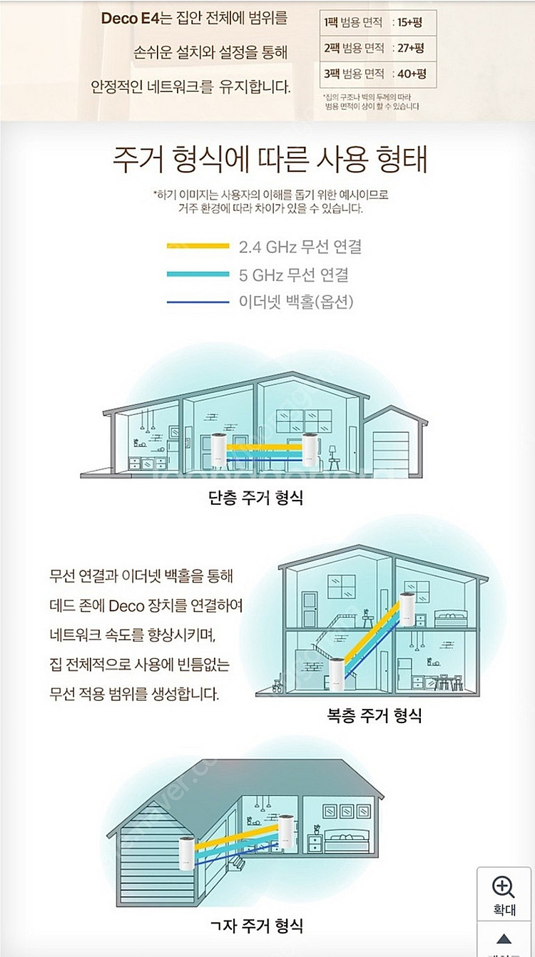 티피링크 데코 E3R 매시업 공유기 복층 무선공유기 a...--3