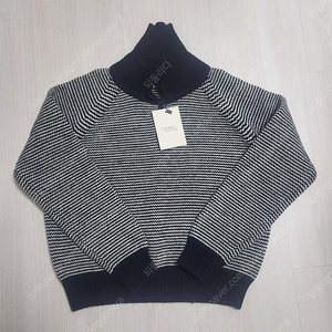 낫띵리튼 Caron stripe jumper (Dark navy)