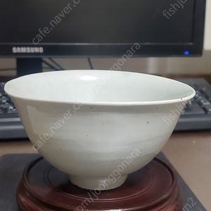 [고미술 골동품 도자기] 조선순백자완 (다완)