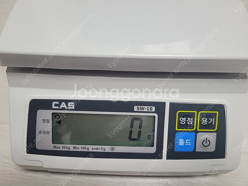 카스 전자저울 sw-1s 10kg(5g단위)--2