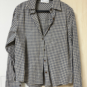 틸아이다이 체크셔츠 Classic grid check shirt_Navy