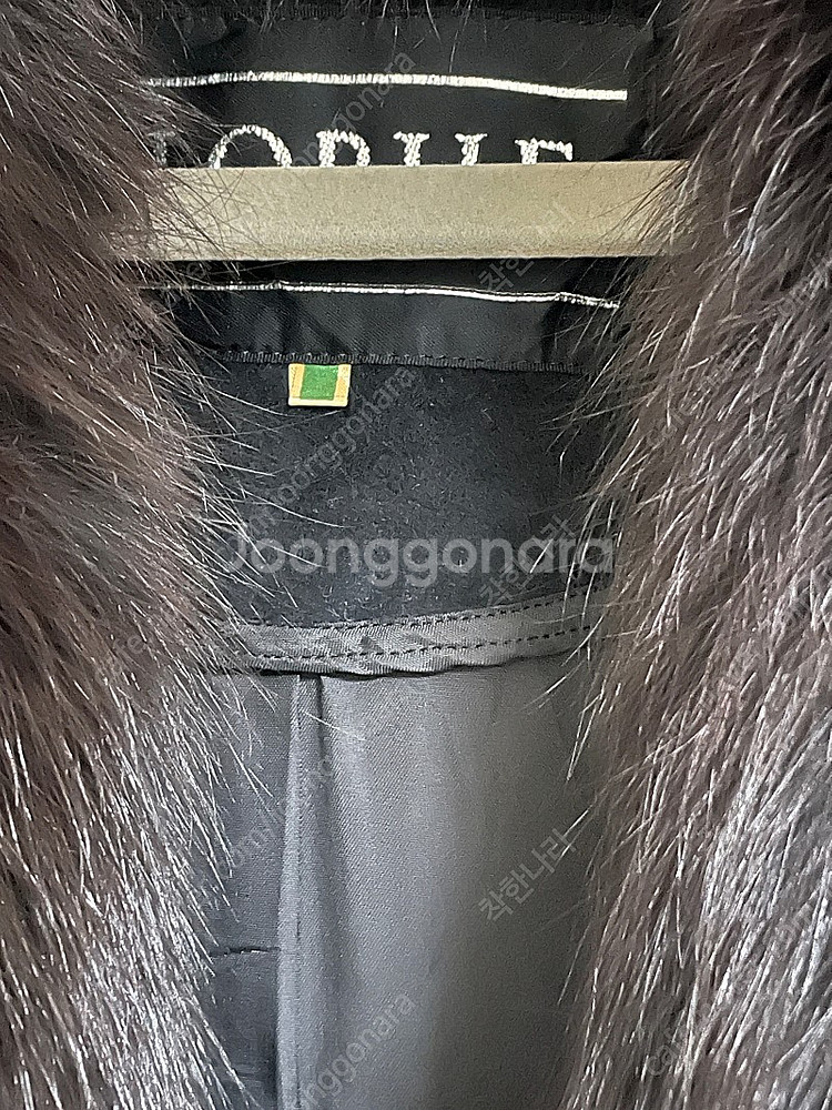 빈티지 여성코트 모 100 (캐시미어40포함)--8