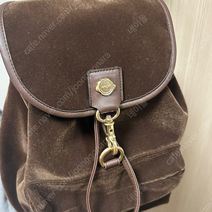 Anedit, 언에디트 백팩 W Hailey Velvet Backpack, 브라운