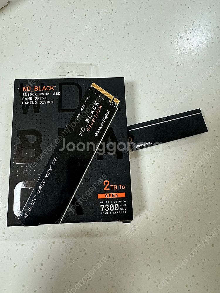 sn850x 2tb + 방열판 팝니다.--1