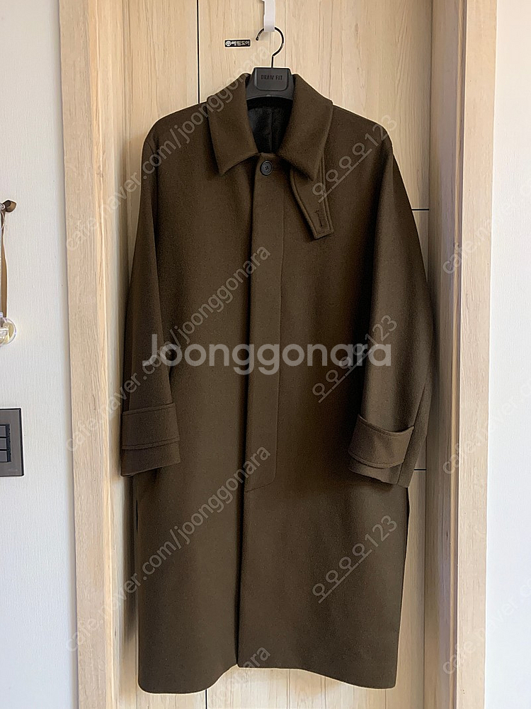 드로우핏 퓨어 캐시미어 발마칸 브라운 M--0
