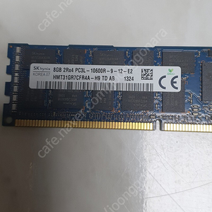 메모리 램 DDR3 PC3L-10600R 8GB