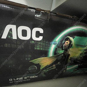 알파스캔 AOC U34G3X 게이밍 144 울트라와이드 WQHD 프리싱크 HDR 무결점