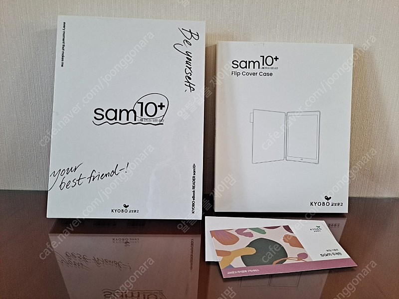 미개봉 새제품 전자책단말기 이북리더기 교보문고 sam 10 Plus 샘10플러스 + 플립커버 케이스 + 무제한 90...--0