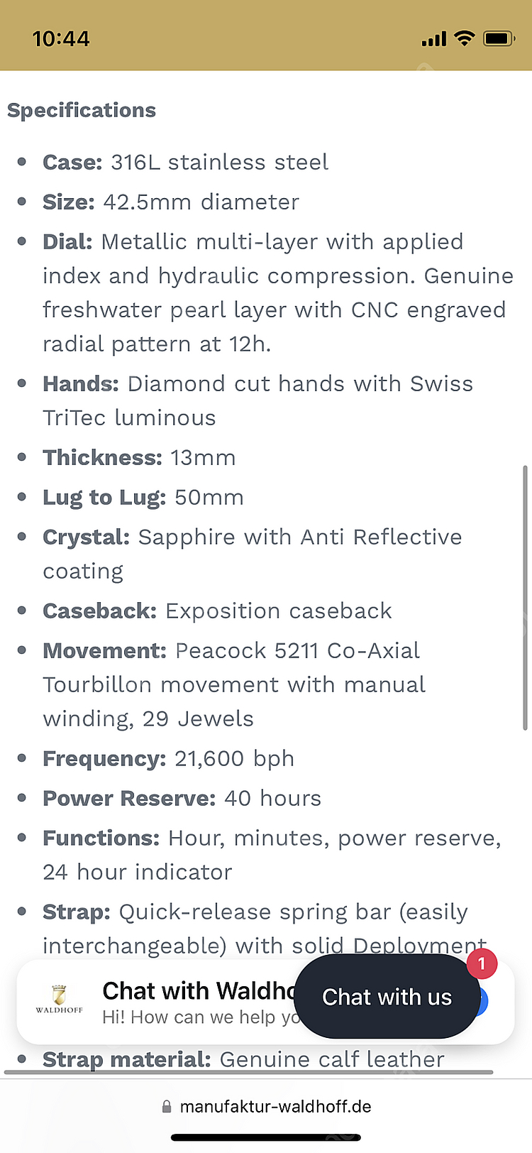 발도프 뚜르비옹 시계--6