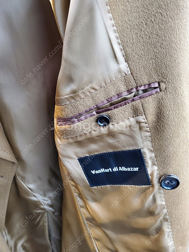 Vanhart di albazar 카멜색 캐시미어코트--3
