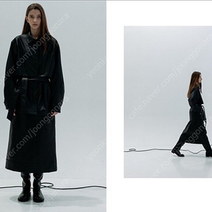 le17septembre PADDED COATED COTTON SKIRT [BLACK] 36사이즈 르917