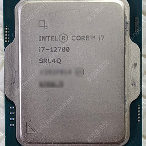 인텔 코어 i7-12700 엘더레이크 CPU