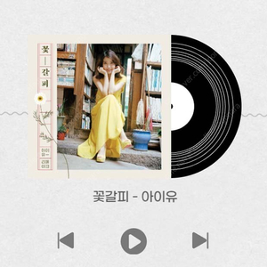 아이유 꽃갈피 LP / 배송박스 미개봉하나, 개봉 하나