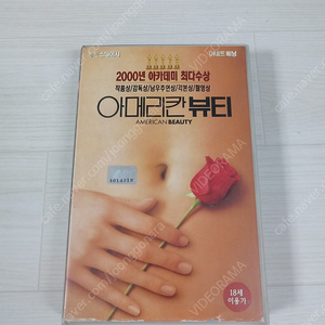 샘 멘데스 감독 케빈 스페이시 아네트 베닝 주연 아메리칸 뷰티(American Beauty)(2000) 비디오 테이프