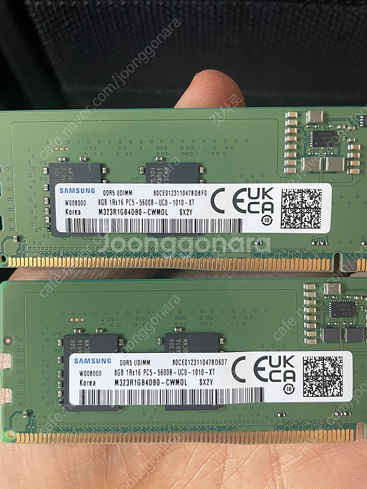 ddr5 8x 2 16기가 팝니다.--0