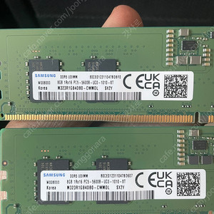 ddr5 8x 2 16기가 팝니다.