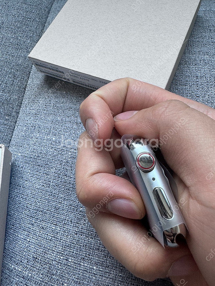 애플워치 6 에르메스 44mm 실버 리퍼 후 미사용 본...--3