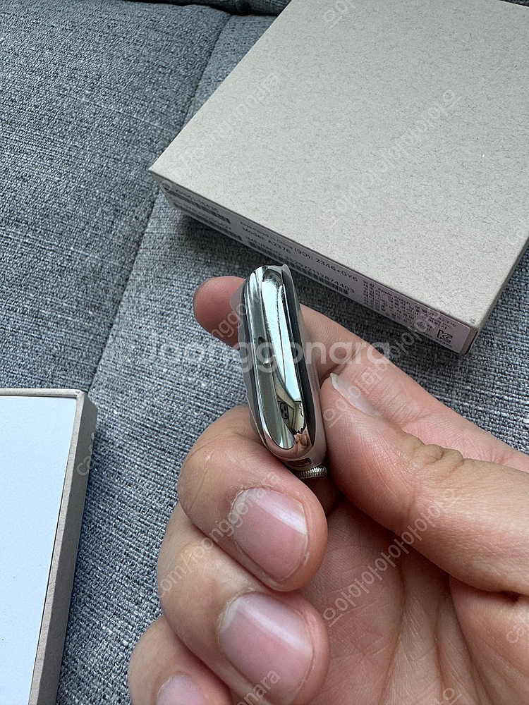 애플워치 6 에르메스 44mm 실버 리퍼 후 미사용 본...--4