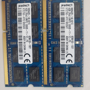 킹스톤 노트북 램 RAM DDR3 4G PC3-14900 고성능 XMP3-1866S