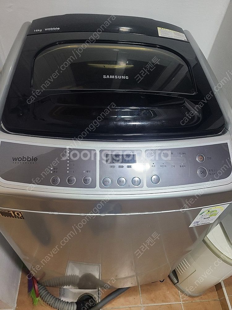 15년에 산 삼성 16kg 세탁기 팜--0