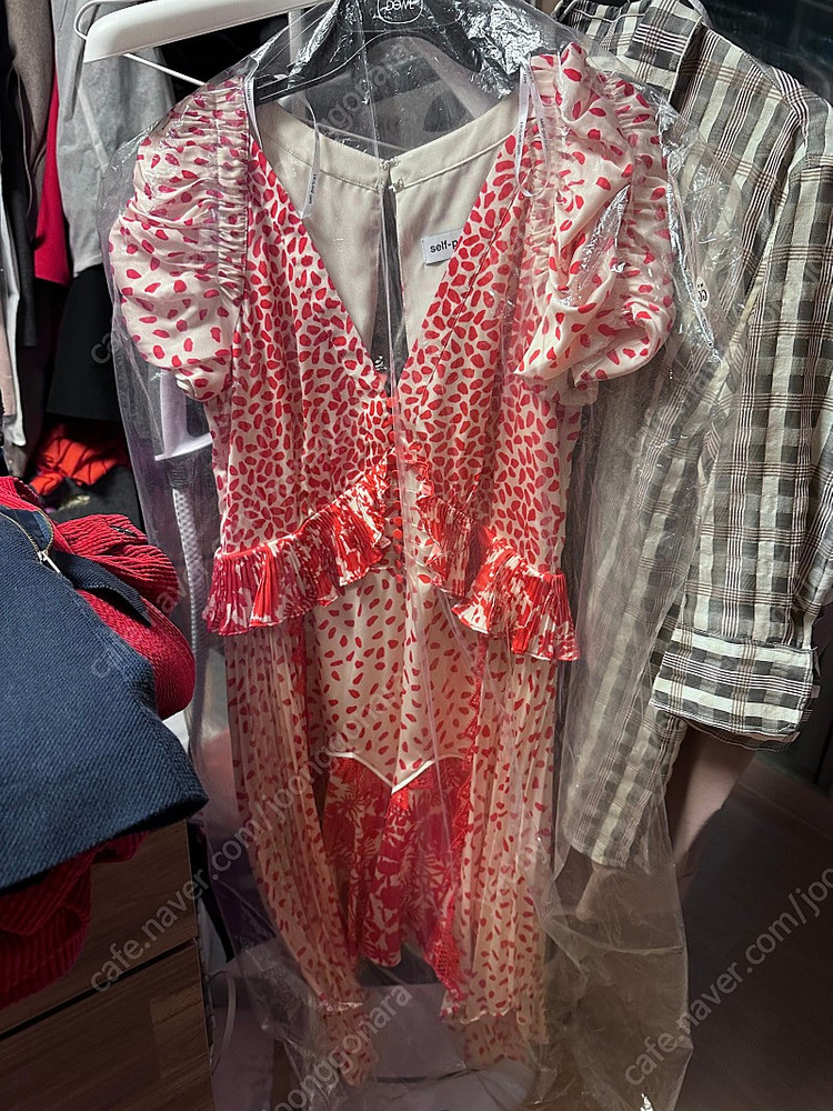 셀프포트레이트 원피스 실크원피스 가격내림--3