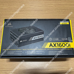 커세어 ax1600i 파워 팝니다. 국내 정발 제품 35만원 (AS는 2027년 18주차 까지)