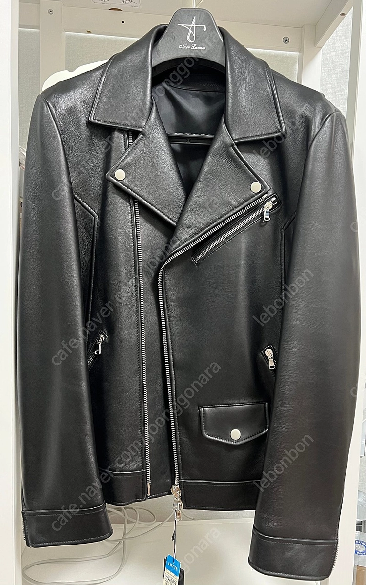 느와르 라르메스 남성 라이더자켓 48사이즈 블랙STANDARD RIDER JAKCET 이미지