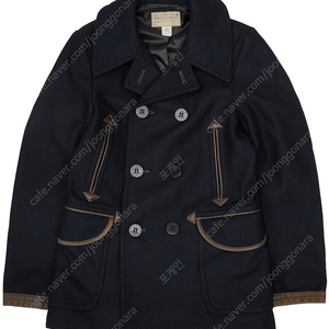 더블알엘, RRL 가죽 피코트 (레더 트림 피코트, Double RL leather-trim peacoat)