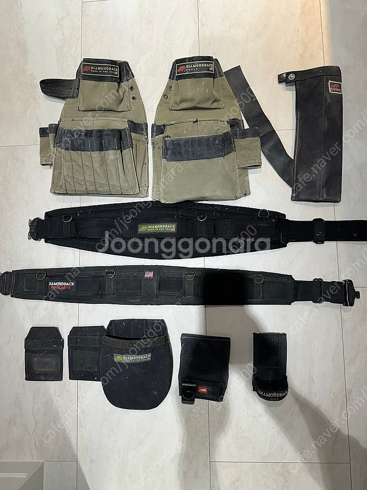 다이아몬드백 툴벨트 이글 마이터 해머홀스터 6인치 벨트...--0