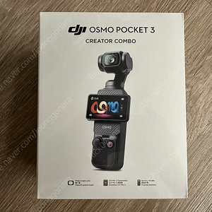 [미개봉]DJI 오즈모 포켓3콤보 + 샌디스크256G