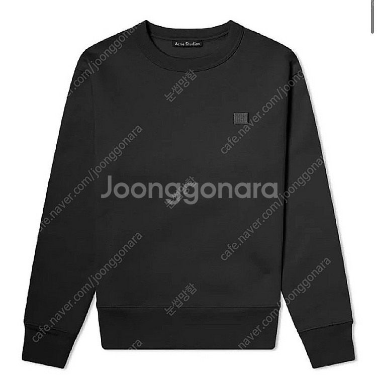 [판매] 아크네 페어뷰 맨투맨 블랙 XS--0