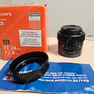 소니 sony FE 24mm F/2.8G 렌즈 팝니다.(SEL24F28G)