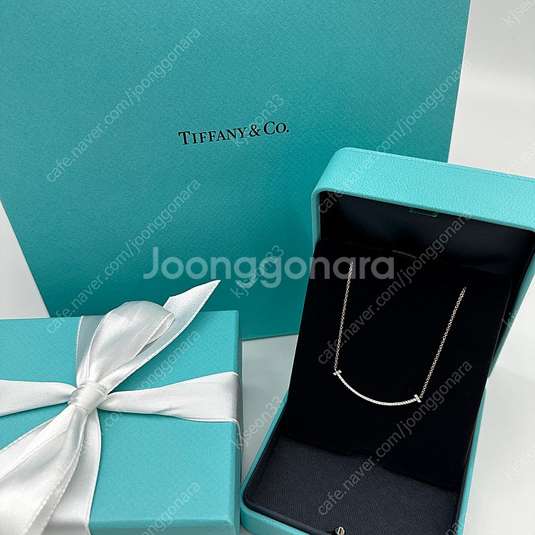 티파니앤코 풀 다이아 스마일 S스몰사이즈 로즈골드--1